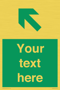 Custom Safe condition: Green Up left arrow